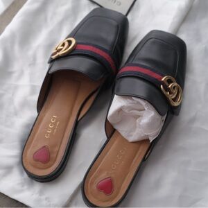 Gucci Web-trimmed slippers